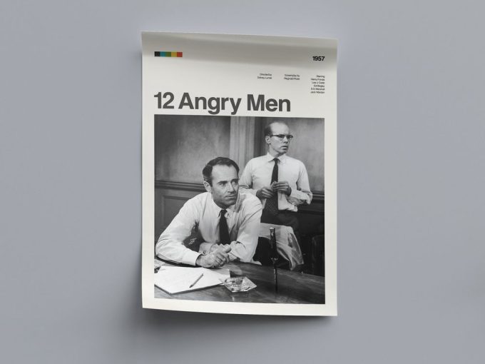 12 Angry Men Movie Poster, Modern Movie Poster 2