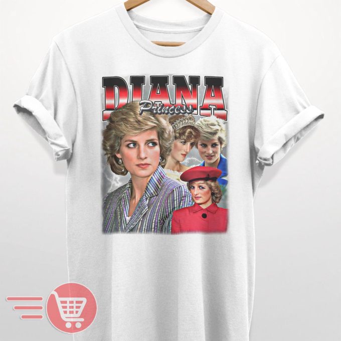 Limited Diana Princess Vintage T-Shirt, Gift For Women And Man Unisex T-Shirt 2