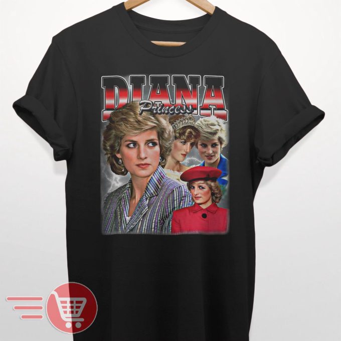 Limited Diana Princess Vintage T-Shirt, Gift For Women And Man Unisex T-Shirt 1