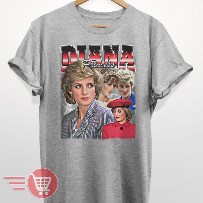 Limited Diana Princess Vintage T-Shirt, Gift For Women And Man Unisex T-Shirt 4