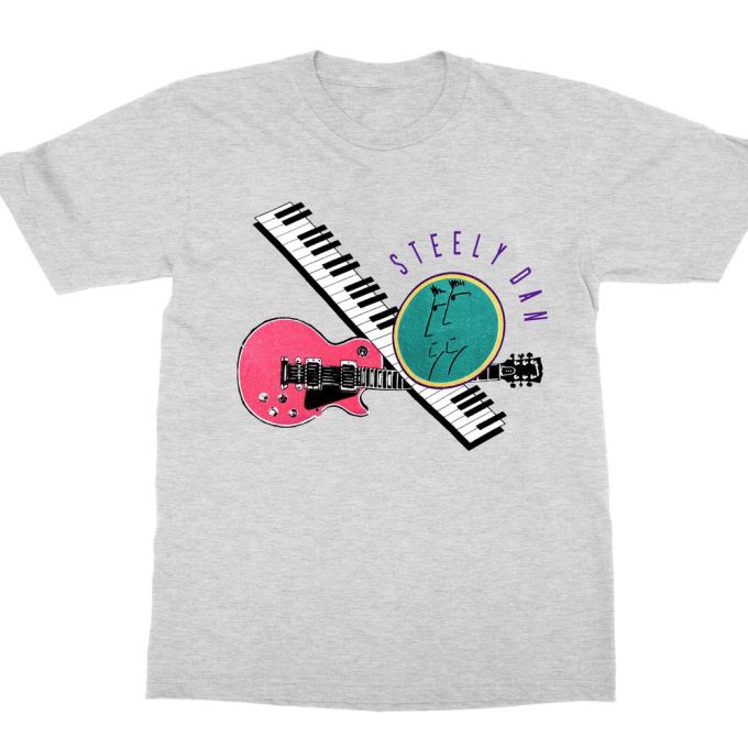 1990S Steely Dan Donald Fagen Walter Becker Concert Unisex T-Shirt, 90S Steely Dan Concert, Rock Band Music Graphic Tee, Retro Rock Music 4