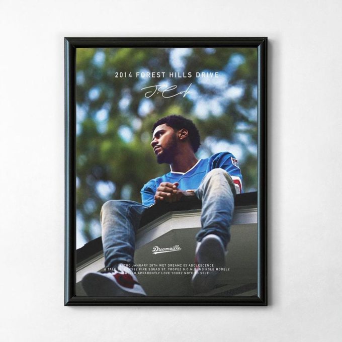 2014 Forest Hill Drive J.cole Poster ,Minimalist Modern Art Poster 2