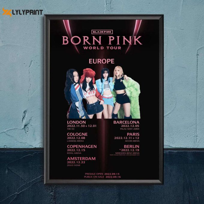 2022 Halloween Blackpink Born Pink Album Poster 1