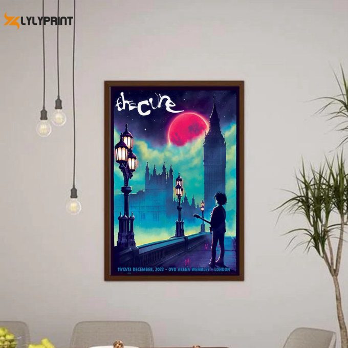 2022 Tour Poster, The Cure Tour 2022 London Poster 2