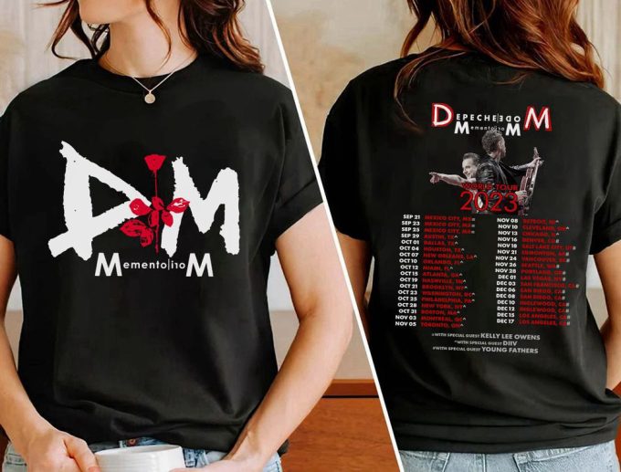 2023 Depeche Mode Memento Mori Tour T-Shirt: Concert Shirt &Amp; Anniversary Gift 2