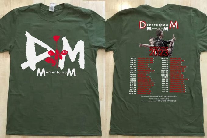 2023 Depeche Mode Memento Mori Tour T-Shirt: Concert Shirt &Amp; Anniversary Gift 3