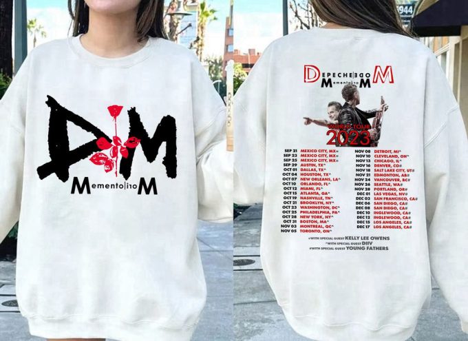 2023 Depeche Mode Memento Mori Tour T-Shirt: Concert Shirt &Amp; Anniversary Gift 4