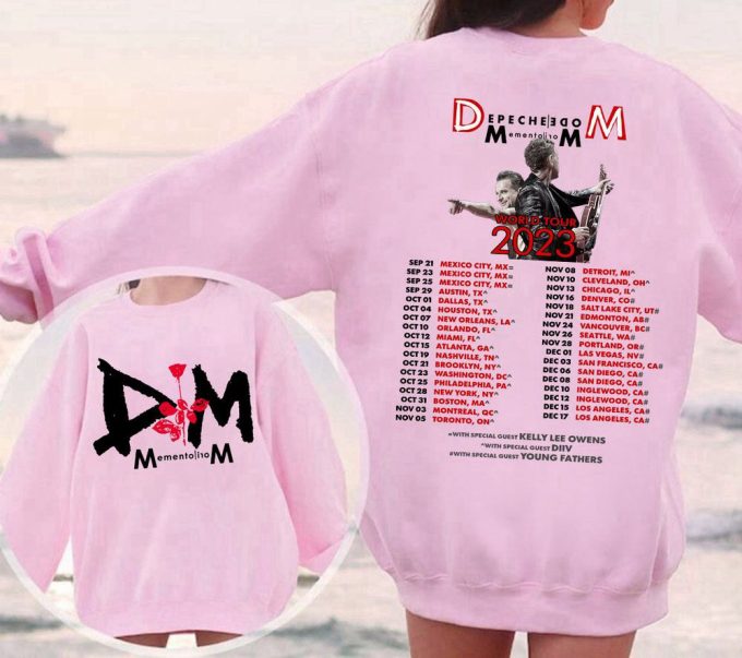 2023 Depeche Mode Memento Mori Tour T-Shirt: Concert Shirt &Amp; Anniversary Gift 7