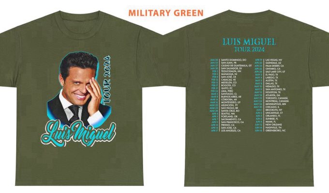 2024 Luis Miguel Concert T-Shirt Sweatshirt: Great Gift For Fans 4