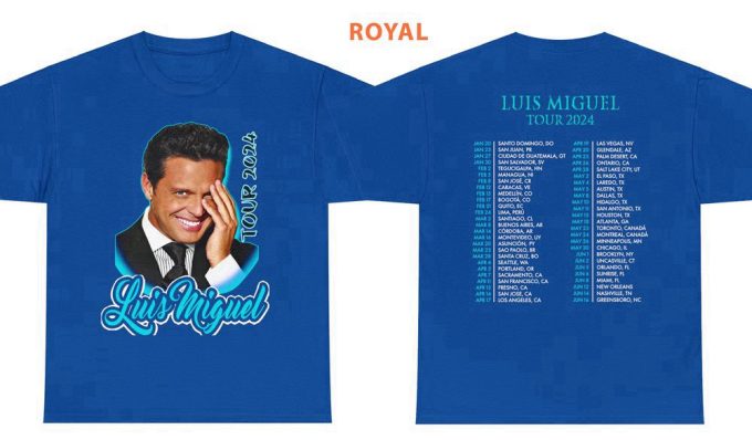 2024 Luis Miguel Concert T-Shirt Sweatshirt: Great Gift For Fans 6