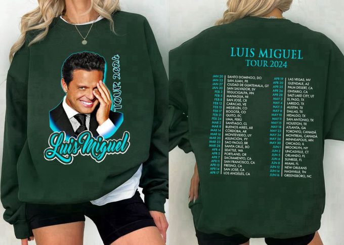 2024 Luis Miguel Concert T-Shirt Sweatshirt: Great Gift For Fans 7