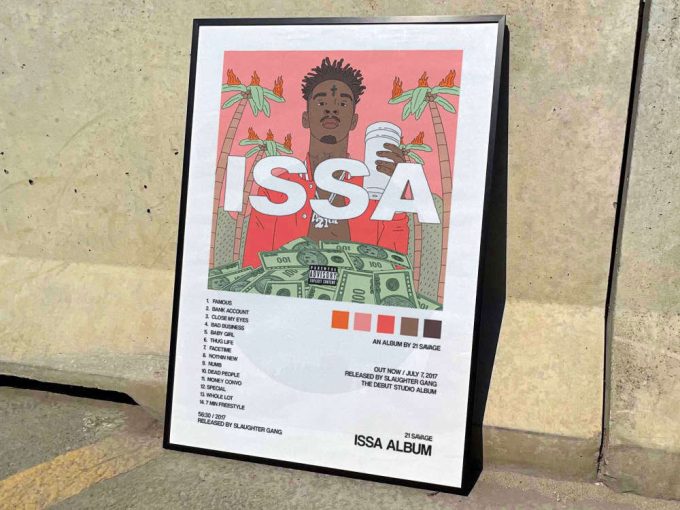21 Savage &Quot;Issa Album&Quot; Album Cover Poster #2 2