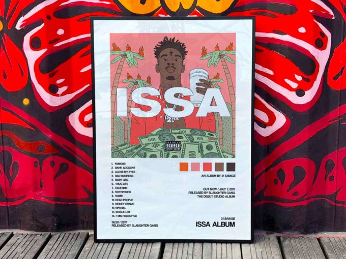 21 Savage &Quot;Issa Album&Quot; Album Cover Poster #2 3