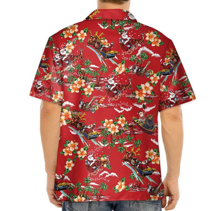3D Christmas Santa Hawaii Shirt, Men'S Hawaiian Shirt 4