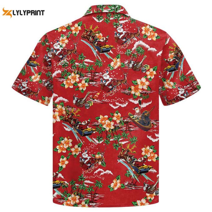 3D Christmas Santa Hawaii Shirt, Men'S Hawaiian Shirt 1