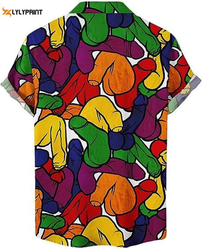 3D Printed Funny Men Hawaiian Shirt, Funny Hawaii Shirt, Hawaii Shirt, 3D Hawaiian Aloha Shirt,Hawaii Shirt For Men And Women 1
