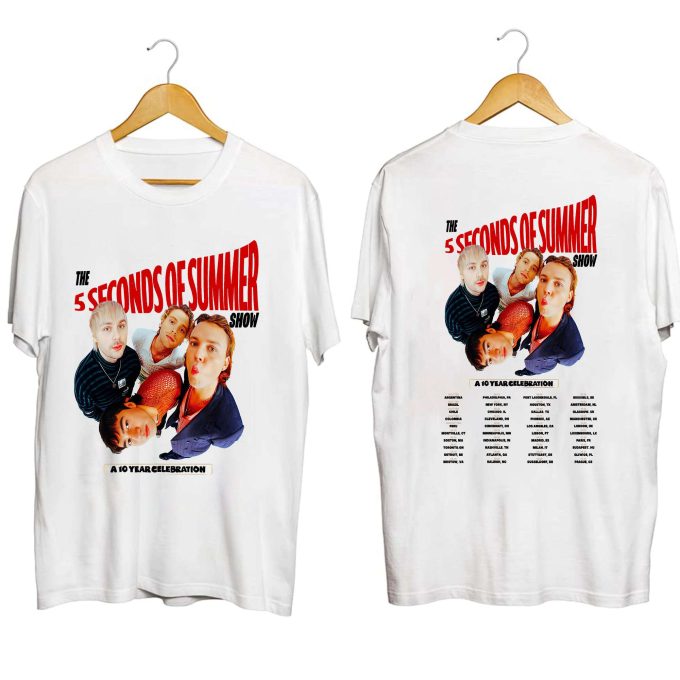 5 Seconds Of Summer World Tour 2023 2024 Shirt, 5Sos Fan Shirt, 5Sos World Tour 2023 Shirt, 5 Seconds Of Summer Fan Shirt 2