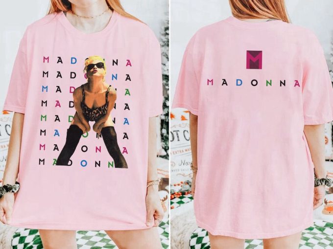 90’S Madonna Graphic T-Shirt, Madonna Lover Gift, Madonna Queen Of Pop Shirt, Pop Music Album Shirt, Anniversary Gift, Christmas Gift 8