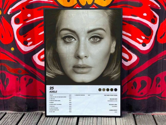 Adele &Quot;25&Quot; Album Cover Poster #6 2