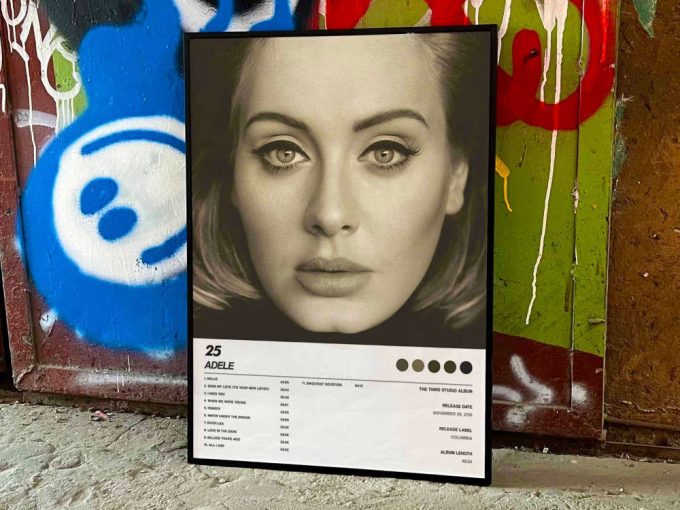 Adele &Quot;25&Quot; Album Cover Poster #6 3