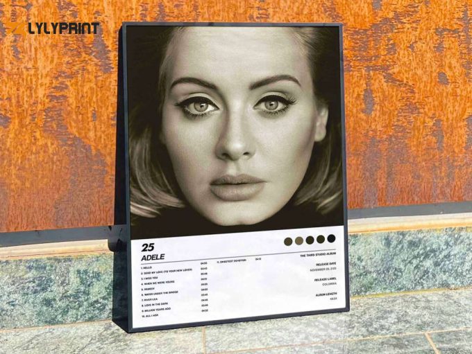 Adele &Amp;Quot;25&Amp;Quot; Album Cover Poster #6 1