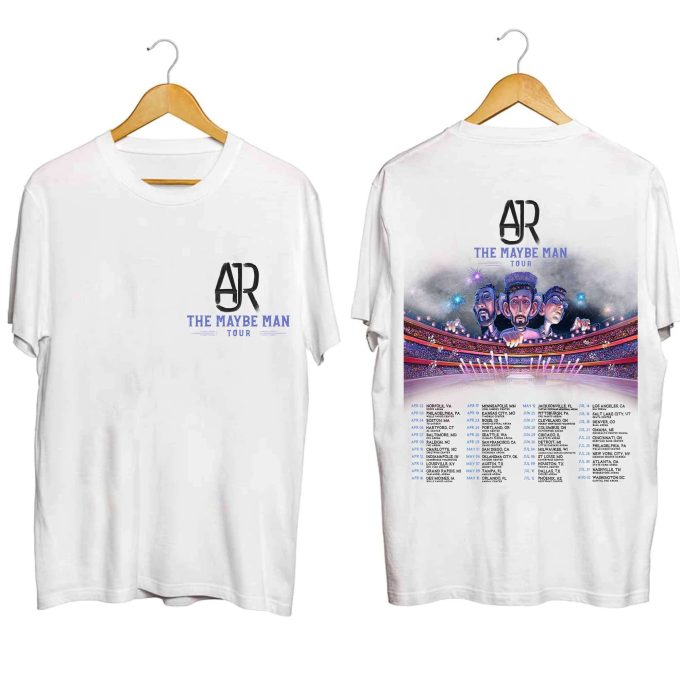 Ajr The Maybe Man Tour 2024 Tour Shirt, Ajr Band Fan Shirt, The Maybe Man 2024 Concert Shirt, Ajr 2024 Concert Shirt For Fan 2