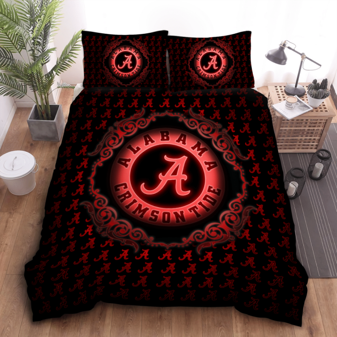 Alabama Crimson Tide Duvet Cover Bedding Set Gift For Fans 2