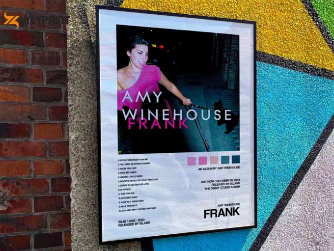 Amy Winehouse &Amp;Quot;Frank&Amp;Quot; Album Cover Poster #2 Alt Ver 1