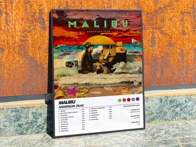 Anderson Paak &Quot;Malibu&Quot; Album Cover Poster #6 2