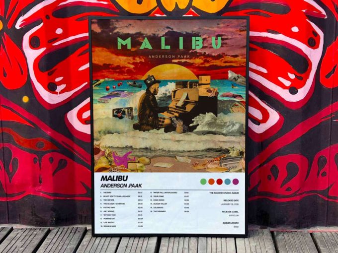 Anderson Paak &Quot;Malibu&Quot; Album Cover Poster #6 3