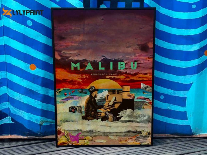 Anderson Paak &Amp;Quot;Malibu&Amp;Quot; Album Cover Poster #Fac 1