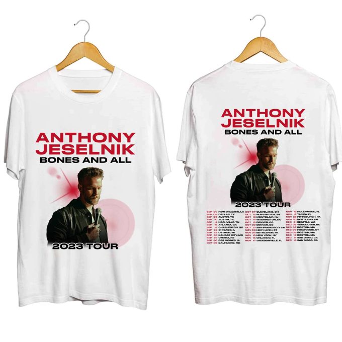 Anthony Jeselnik Bones And All 2023 Tour Shirt, Anthony Jeselnik Fan Shirt, Anthony Jeselnik 2023 Concert Shirt, Bones And All Concert Shirt 2