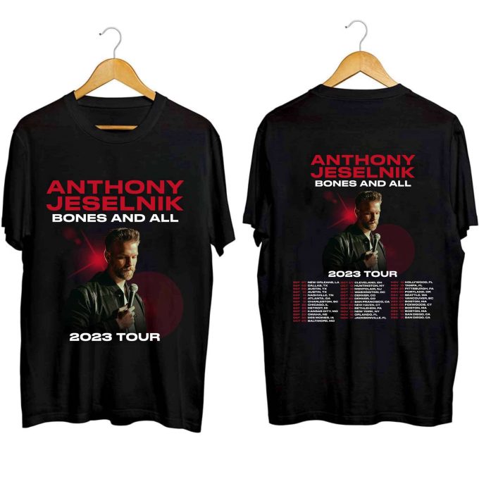 Anthony Jeselnik Bones And All 2023 Tour Shirt, Anthony Jeselnik Fan Shirt, Anthony Jeselnik 2023 Concert Shirt, Bones And All Concert Shirt 1