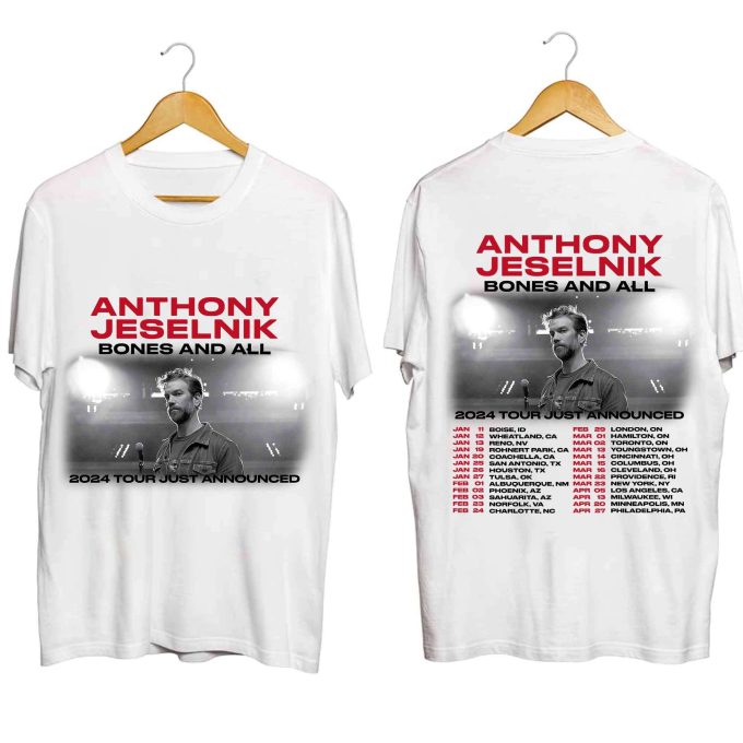 Anthony Jeselnik Bones And All 2024 Tour Shirt, Anthony Jeselnik Fan Shirt, Anthony Jeselnik 2024 Concert Shirt, Bones And All Concert Shirt 1