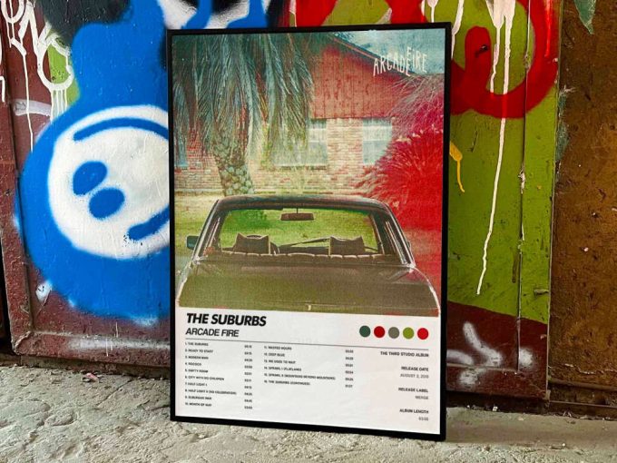 Arcade Fire &Quot;The Suburbs&Quot; Album Cover Poster #6 3