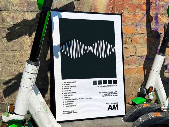 Arctic Monkeys &Quot;Am&Quot; Album Cover Poster 7