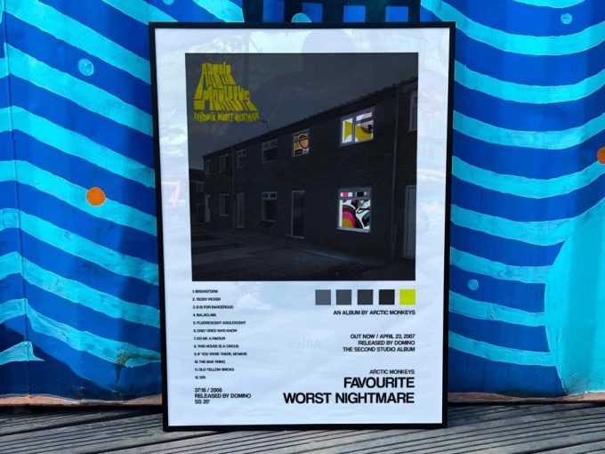 Arctic Monkeys &Quot;Favourite Worst Nightmare&Quot; Album Cover Poster 2