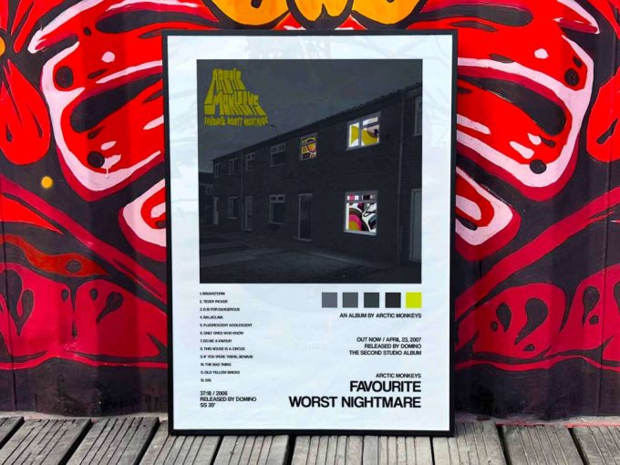 Arctic Monkeys &Quot;Favourite Worst Nightmare&Quot; Album Cover Poster 4