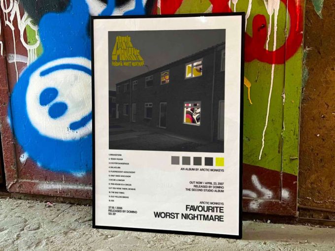 Arctic Monkeys &Quot;Favourite Worst Nightmare&Quot; Album Cover Poster 6