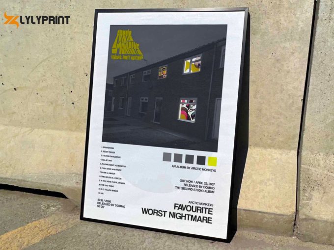 Arctic Monkeys &Amp;Quot;Favourite Worst Nightmare&Amp;Quot; Album Cover Poster 1