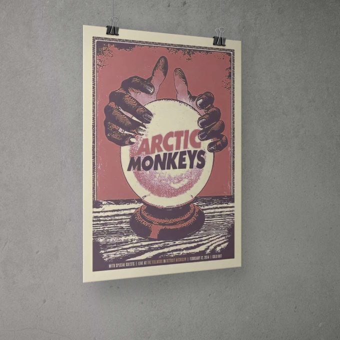 Arctic Monkeys Poster,Arctic Monkeys Retro Poster 2