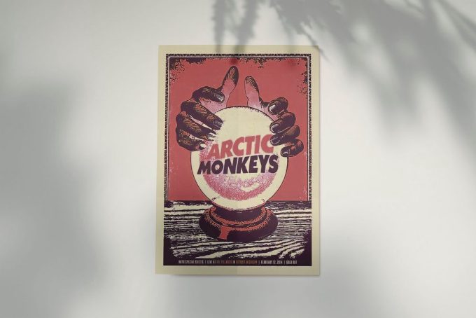 Arctic Monkeys Poster,Arctic Monkeys Retro Poster 4