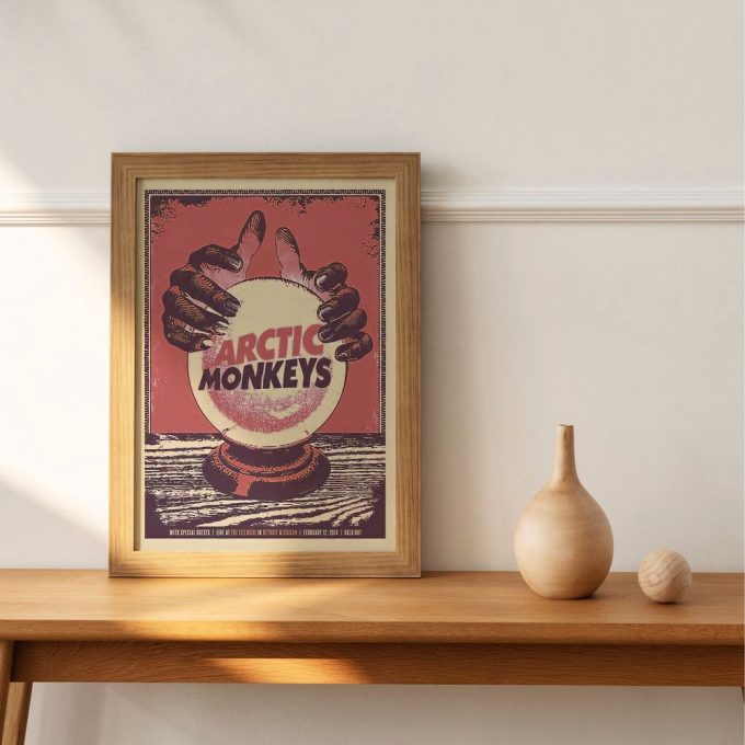 Arctic Monkeys Poster,Arctic Monkeys Retro Poster 5