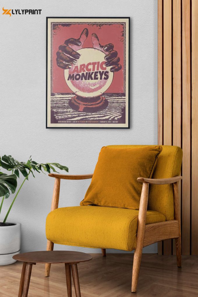 Arctic Monkeys Poster,Arctic Monkeys Retro Poster 1