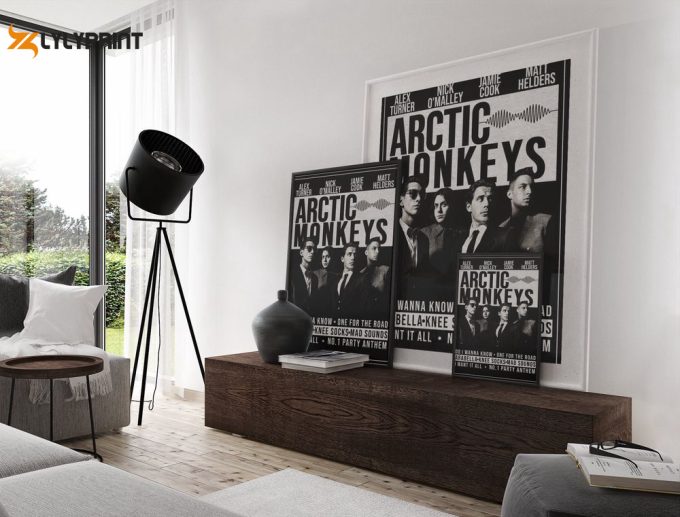 Arctic Monkeys Poster, Vintage Poster 1