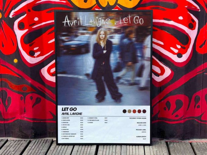 Avril Lavigne &Quot;Let Go&Quot; Album Cover Poster #6 3