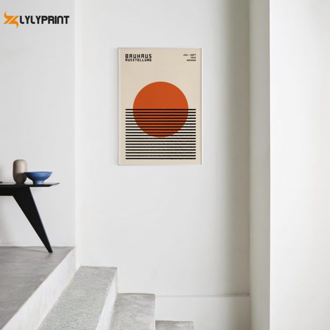 Bauhaus Ausstellung Abstract Sun - 1923 Exhibition Poster 2