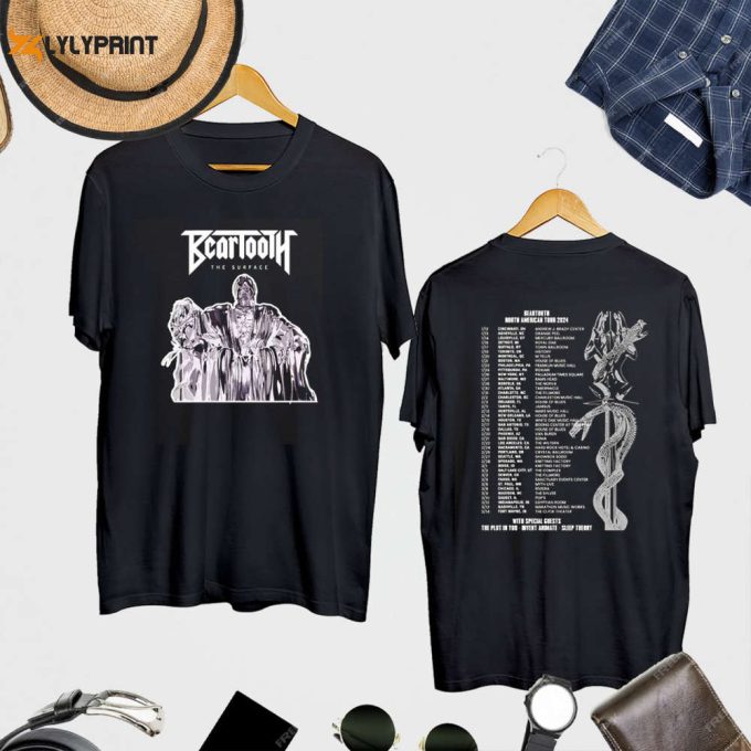 Beartooth North American Tour 2024 Shirt Beartooth Fan Shirt Beartooth Concert 2024 Shirt Beartooth Tour 2024 Shirt 1