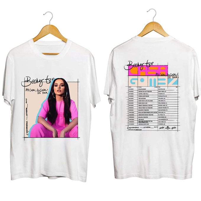 Becky G Mi Casa Tu Casa Us Tour 2023 Shirt: Exclusive Fan Gift And Concert Memorabilia 1