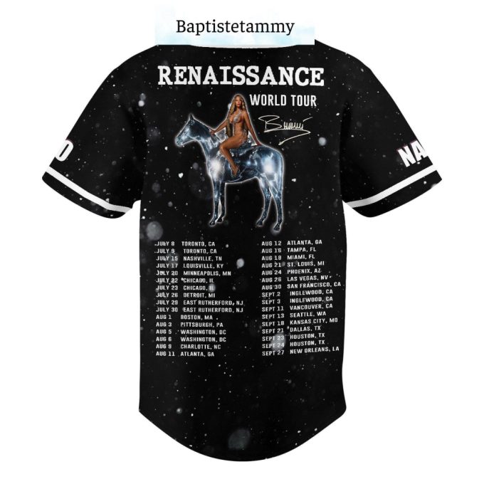 Beyonce Jersey Shirt, Beyonce Tour Baseball Shirt, Beyonce Baseball Jersey 3